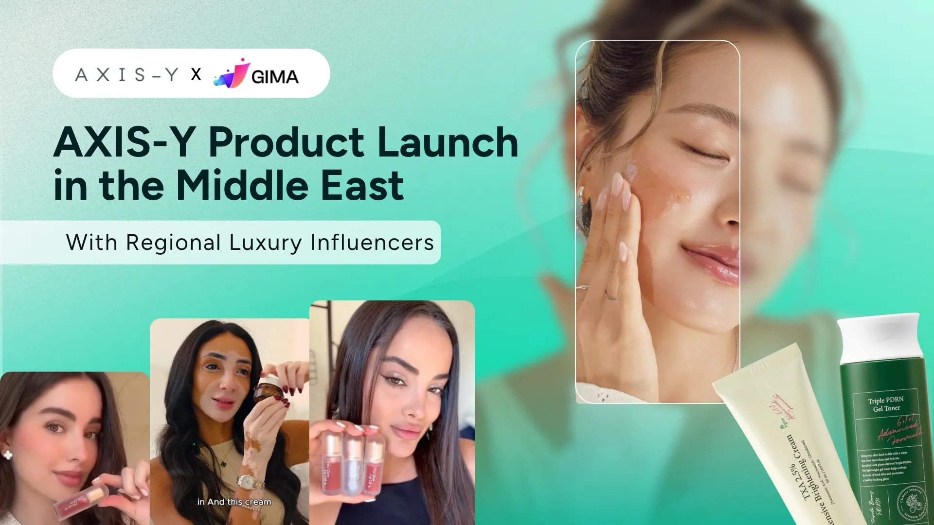 AXIS-Y Product Launch in the Middle East With Regional Luxury Influencers — 14M+ Views