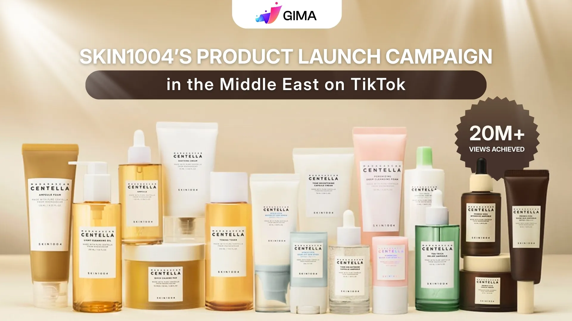 Skin1004’s Product Launch Campaign in the Middle East on TikTok | 20M+ Views Achieved